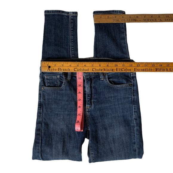 Lucky Brand 'Brigdette Skinny' Womens Jeans Tag 0 Blue Mid-Rise W25xL27 Denim - Picture 7 of 13